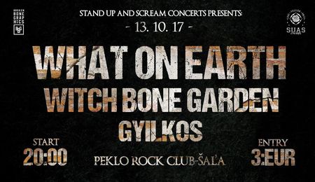 What On Earth, Gyilkos és Witch Bone Garden koncert Vágsellyén