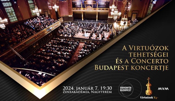 A Virtuózok tehetségei és a Concerto Budapest koncertje Budapesten