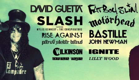 VOLT Fesztivál – Slash, Fatboy Slim és David Guetta is fellép