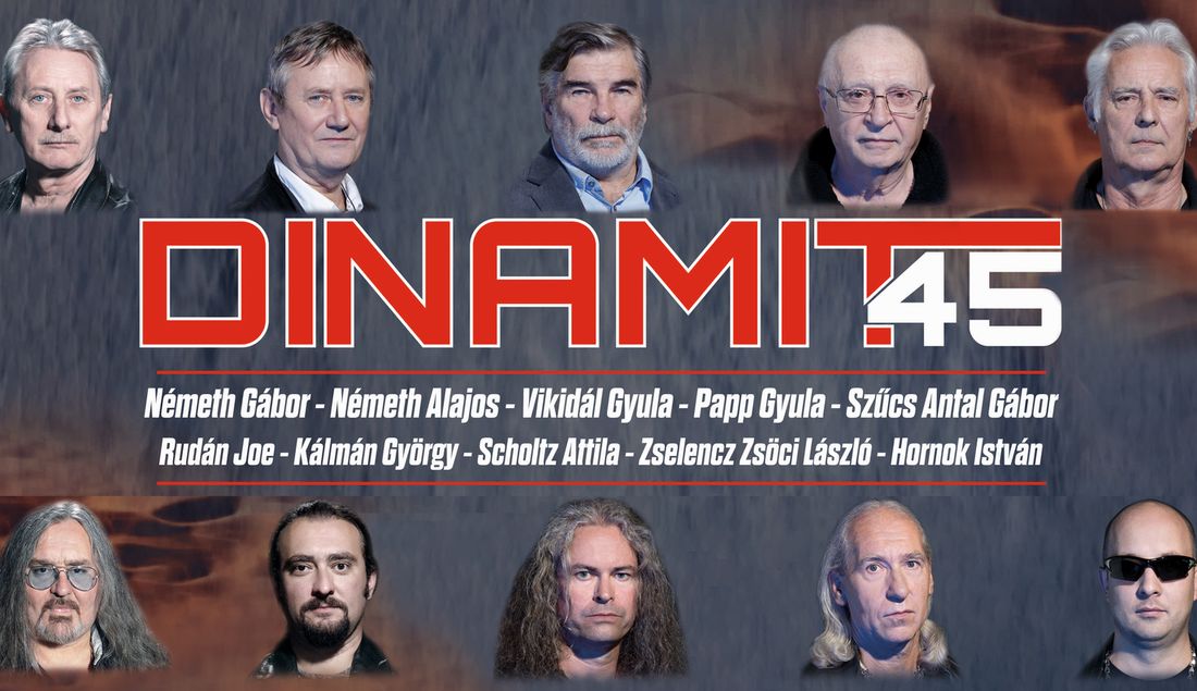 45 éves a legendás DINAMIT – a jubileumi koncerten a teljes csapat színpadra áll
