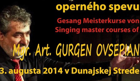 Nemzetközi Opera Mesterkurzus Dunaszerdahelyen